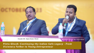 At the helm of Indian Safe stands Mr. Pintu Ghosh, the torchbearer of a legacy rooted in unwavering commitment to excellence. Carrying forward the vision of his father, Mr. Tapan Kumar Ghosh, who founded Indian Safe in 1996, Mr. Pintu Ghosh has not only maintained but also elevated the standards of trust, quality, and craftsmanship.