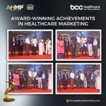 BCC Healthcare bags 4 awards at AHMP CON 2024, revolutionises Healthcare Marketing in India .