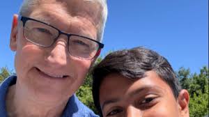 "Indian-origin 13-Year-Old Boy Meets Tim Cook at Apple WWDC 2024: 'Mission Completed'"