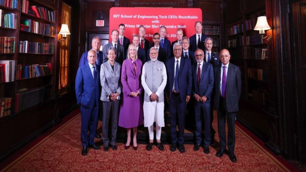 PM Modi Engages with US Tech Leaders, Prepares for UNGA Address