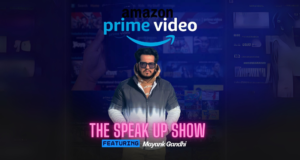 Mayank Gandhi Part of chat show Speak Up by award winning film director Vipin Agnihotri