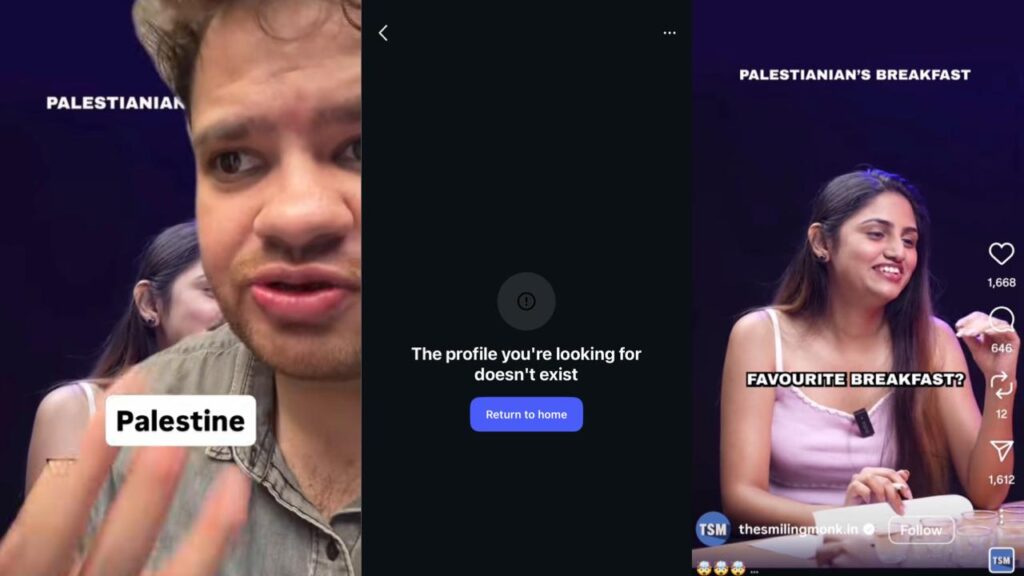 In a powerful example of how social media can hold creators accountable, Instagram page The Smiling Monk has disappeared after facing heavy backlash for posting a video that mocked Palestinian people.