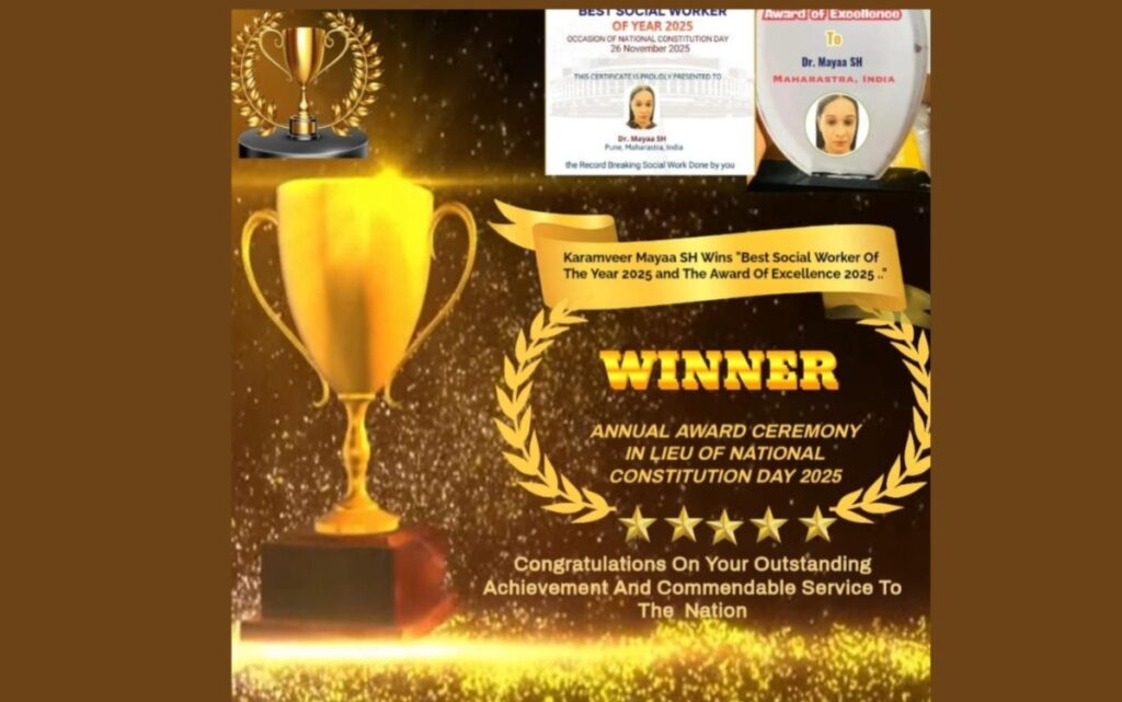 Karamveer Mayaa SH Wins Best Social Worker of the Year 2025 & Award of Excellence | Women Empowerment Leader