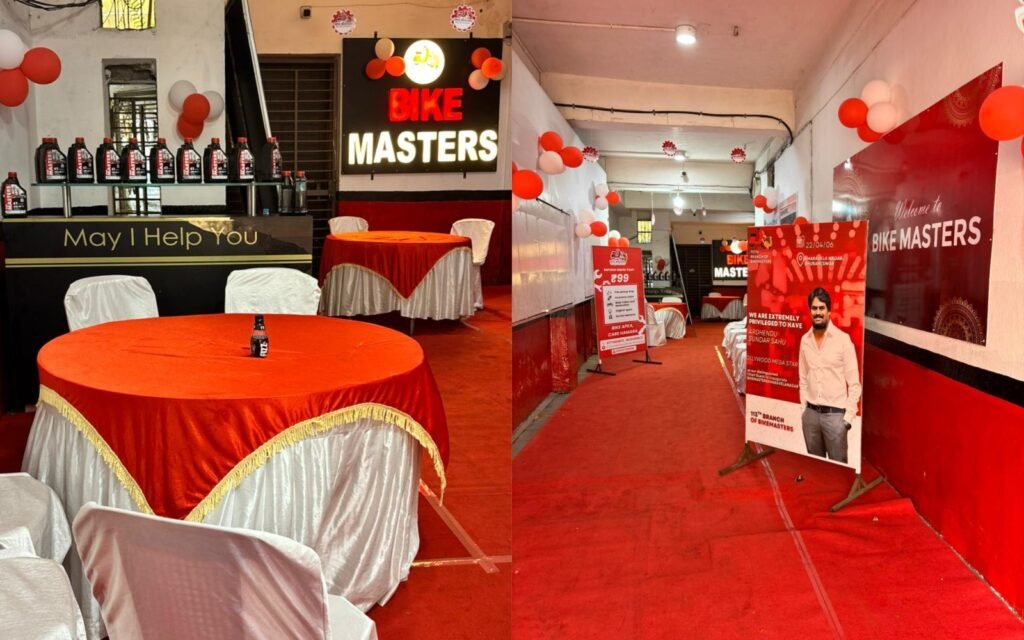 BIKE MASTERS INDIA CONTINUES ITS RAPID EXPANSION WITH THE LAUNCH OF 113th BRANCH AT KHARAVELA NAGAR, BHUBANESWAR