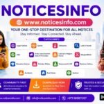 Notices Info: A Global Digital Platform for Public Notices, Announcements, and Community Connections