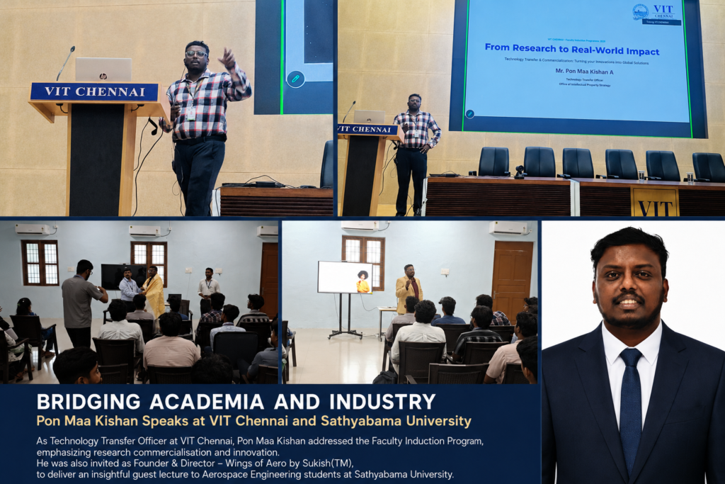 Pon Maa Kishan Speaks at VIT Chennai and Sathyabama University