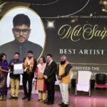 Young Artist Md Saqib Honoured with National Icon of Odisha Award 2026