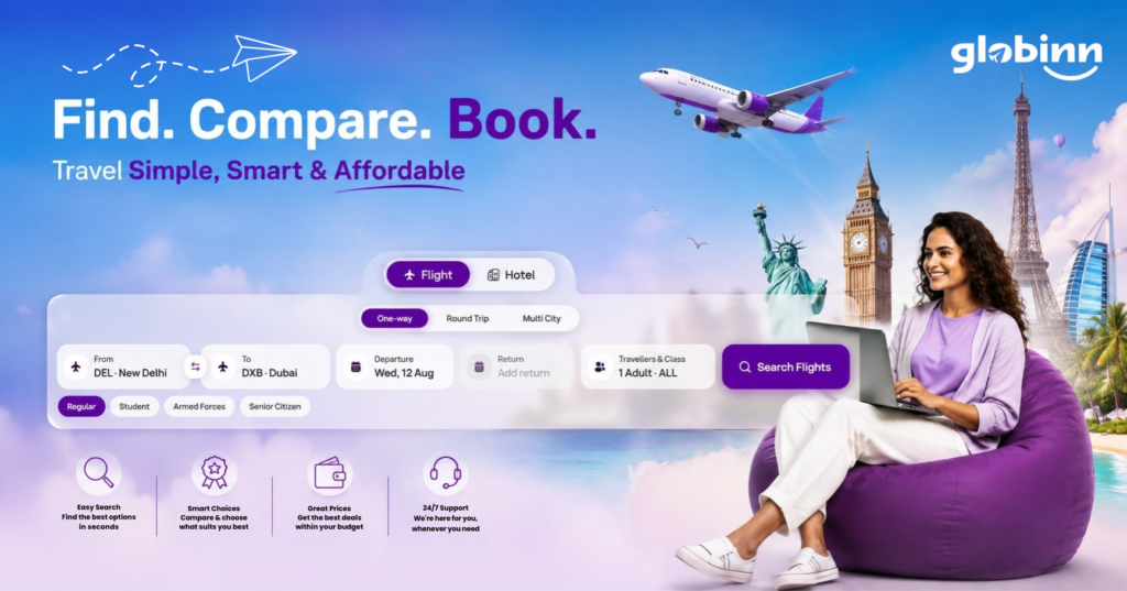 Globinn Is Simplifying Travel for Indian Explorers by Bringing Flights, Hotels and Holidays Together