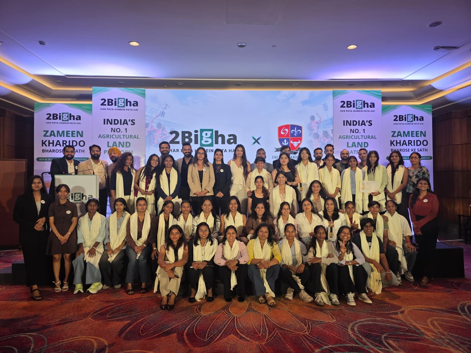2Bigha Hosts Delhi Hurricanes Champions’ to Celebrate National Rugby 15s Championship Triumph